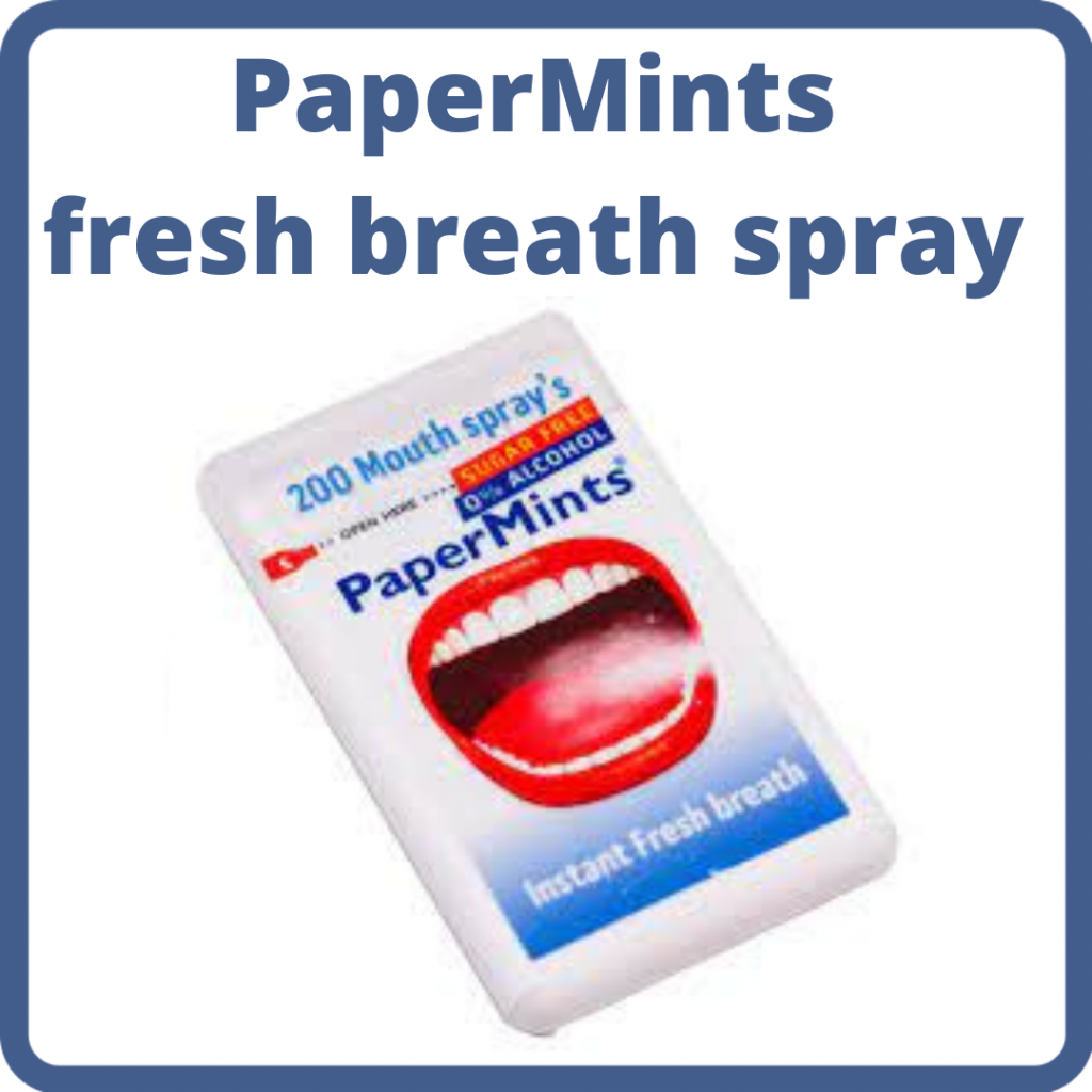 PaperMints fresh breath spray