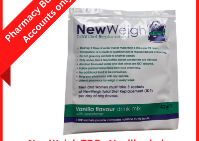 NewWeigh vanilla shake - pharmacy business accounts